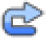 Icon of a curved arrow pointing left then curving right