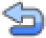 Icon of a curved arrow pointing right then back left