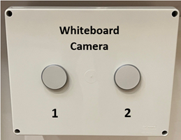 whiteboard camera buttons